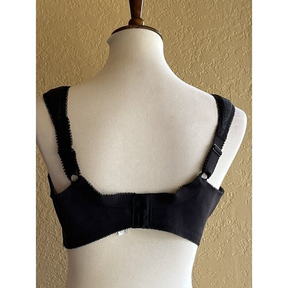 Underscore Black Cushion Strap Wireless Unlined Full Coverage Bra Size 40C - Picture 10 of 10